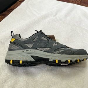 Sketchers grey memory foam sneakers